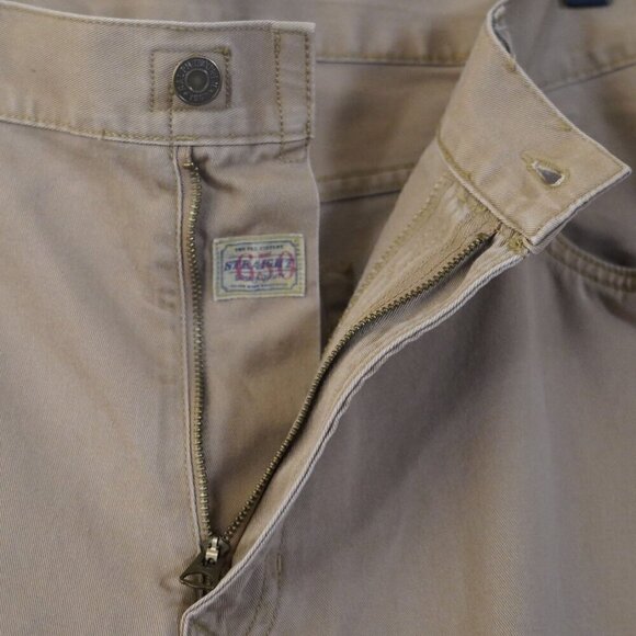 Polo Ralph Lauren Mens 650 Straight Leg Chino Pant 38X30 Tan Dungaree Cotton - Picture 6 of 9